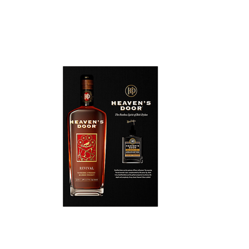 Heaven's Door Straight Bourbon Revival Gift Pack 750ml