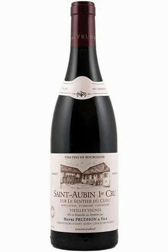 Henri Prudhon Saint-Aubin Rouge 1er Sur le Sentier du Clou Vieilles Vignes 2021