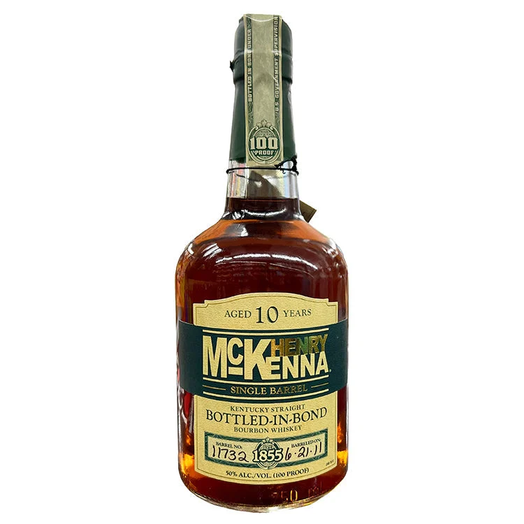 Henry McKenna 10 Year Single Barrel Bottled-in-Bonded Bourbon Whiskey - 750ml