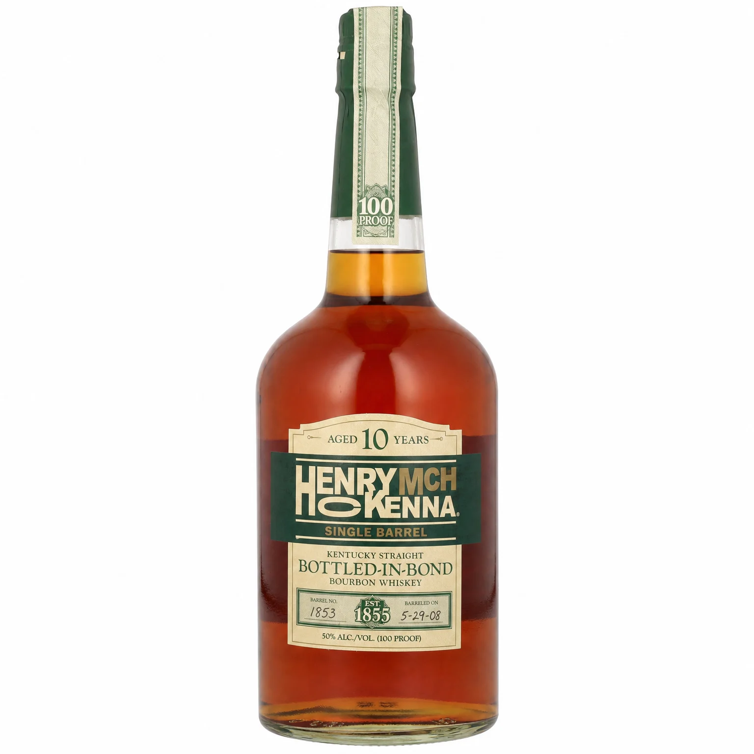 Henry McKenna 10 Year Single Barrel Bourbon 750ml