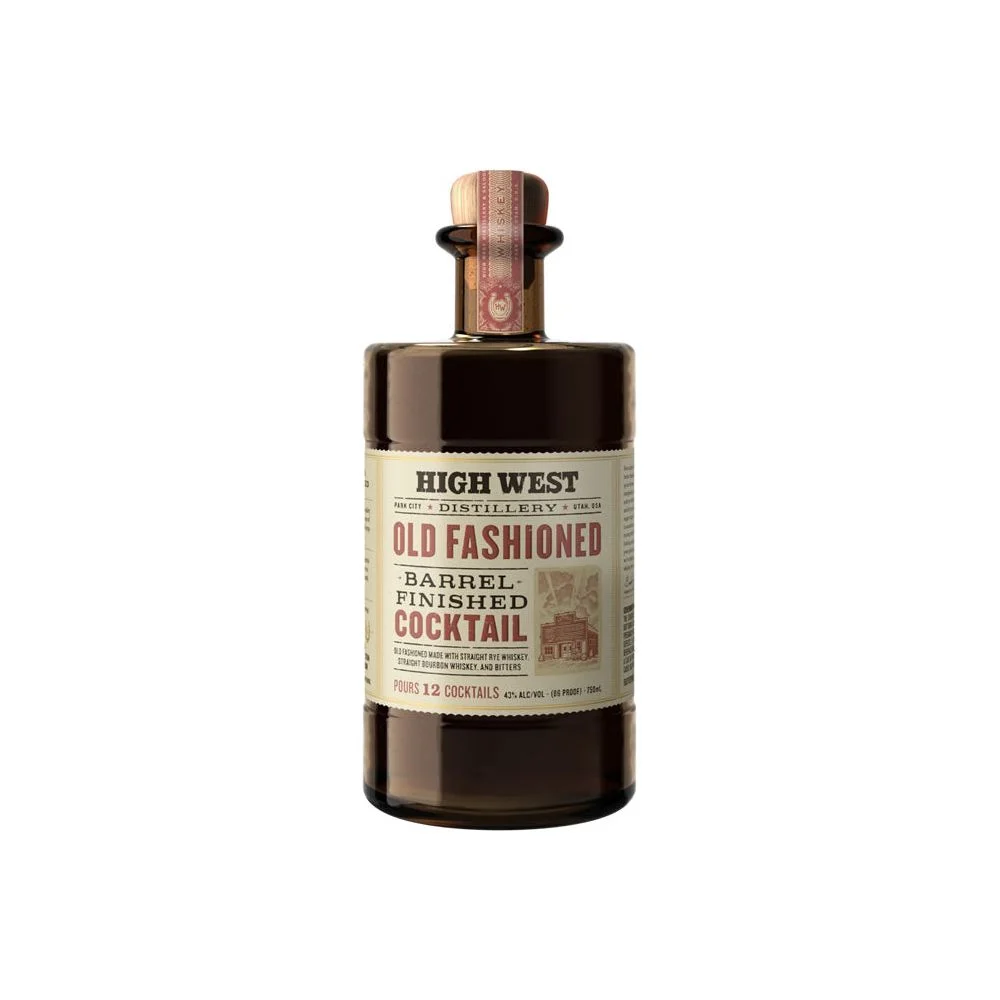 High West Old Fashioned Barrel Finished Cocktail