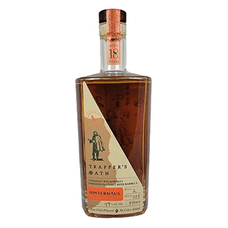 Hinterhaus Distilling Trapper's Oath Extra Aged Rye Whiskey 750mL