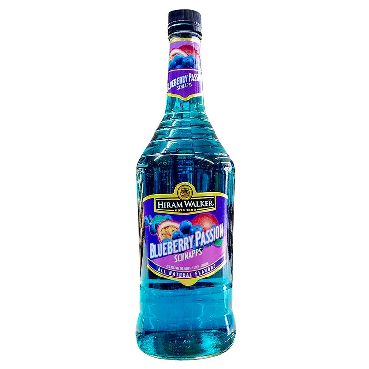 Hiram Walker Blueberry Passion Schanpps - 1L
