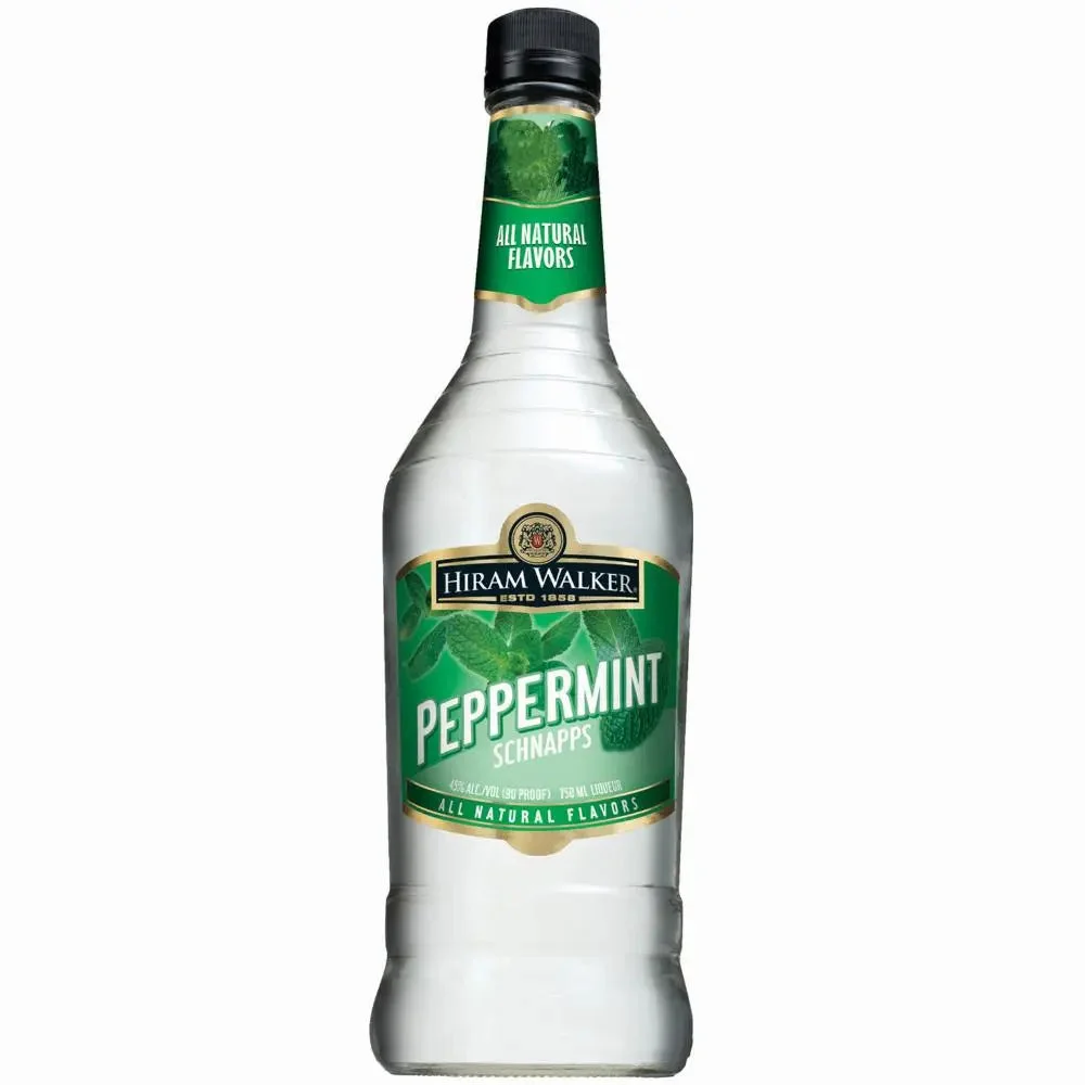 Hiram Walker Peppermint Schnapps 60 Proof 750ml
