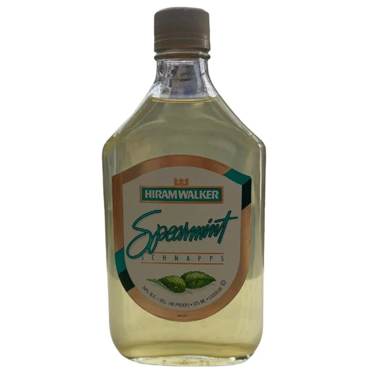 Hiram Walker Spearmint Schnapps - 375ml