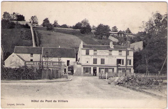 Hotel du Pont de Villiers - Oxygenee Cusenier Postcard