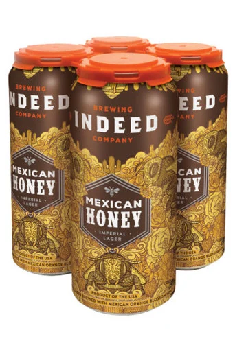 Indeed Mexican Honey Imperial Lager 4pk cans