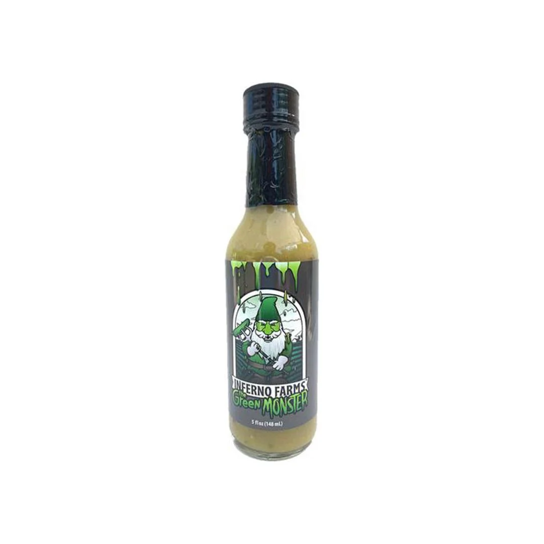Inferno Farms Green Monster Hot Sauce 5oz