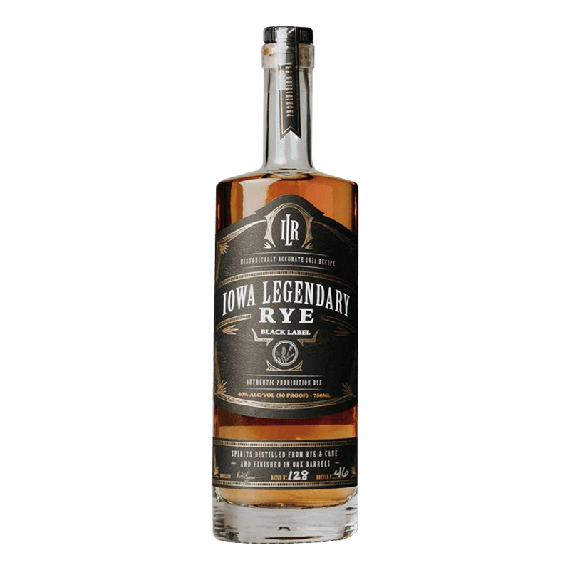 Iowa Legendary - Black Label Rye 750mL