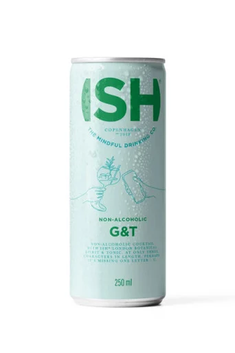 Ish Gin and Tonic Non-Alcoholic Seltzer Single 8.4oz can