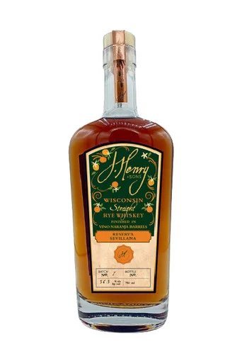 J. Henry & Sons Straight Sevillana Rye finished in Vino Naranja Barrels