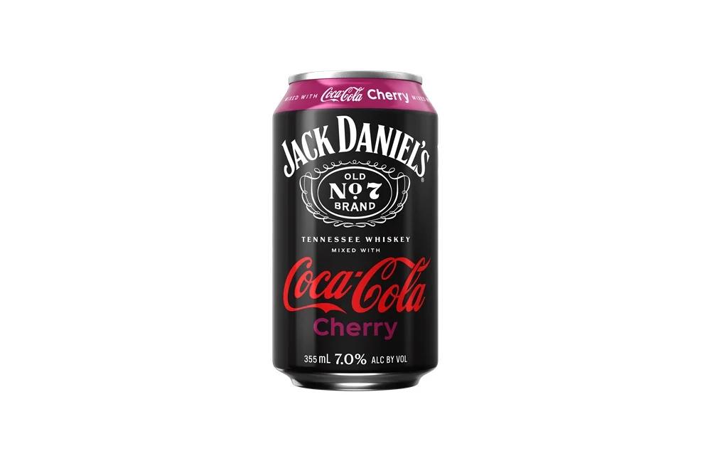 Jack Daniel's & Coca-Cola Cherry 4pk 355ml Cans