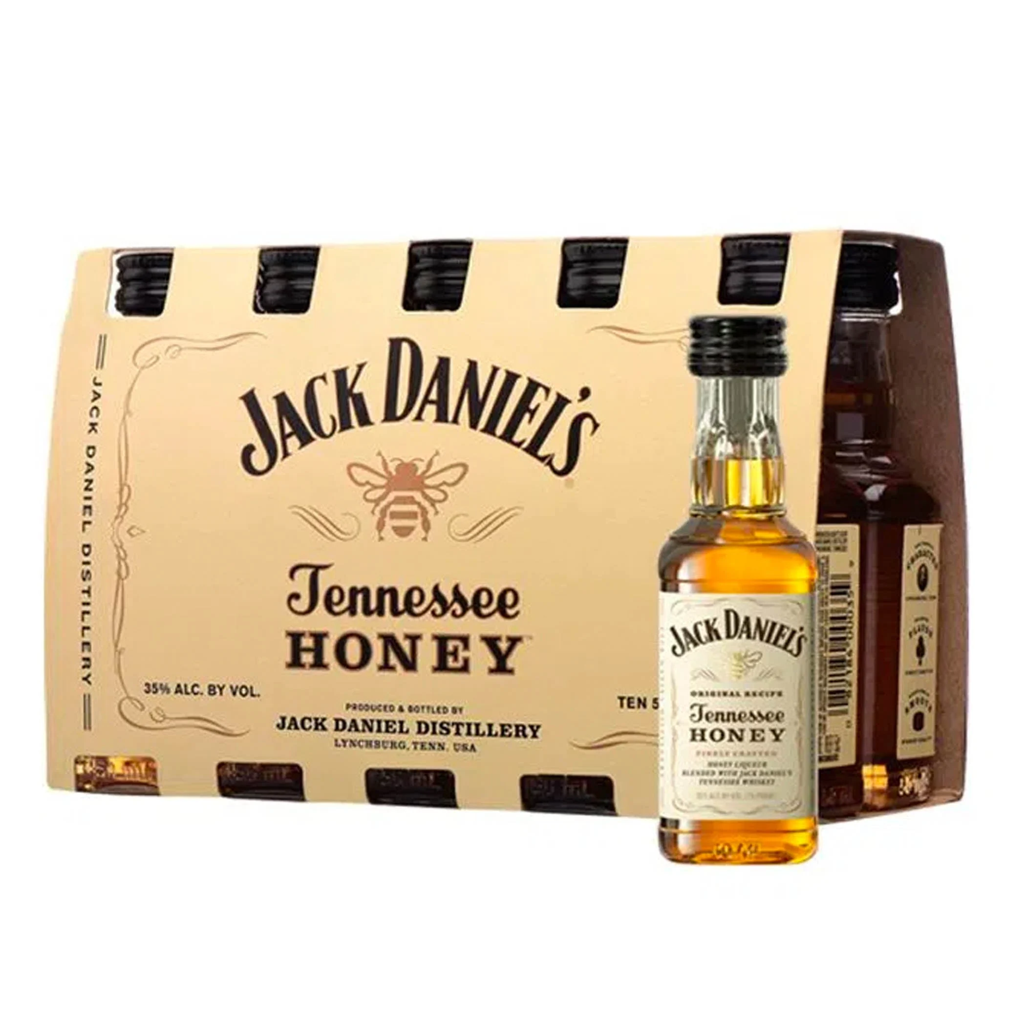 Jack Daniel's Honey Whiskey 50 mL 10 Pack Shots