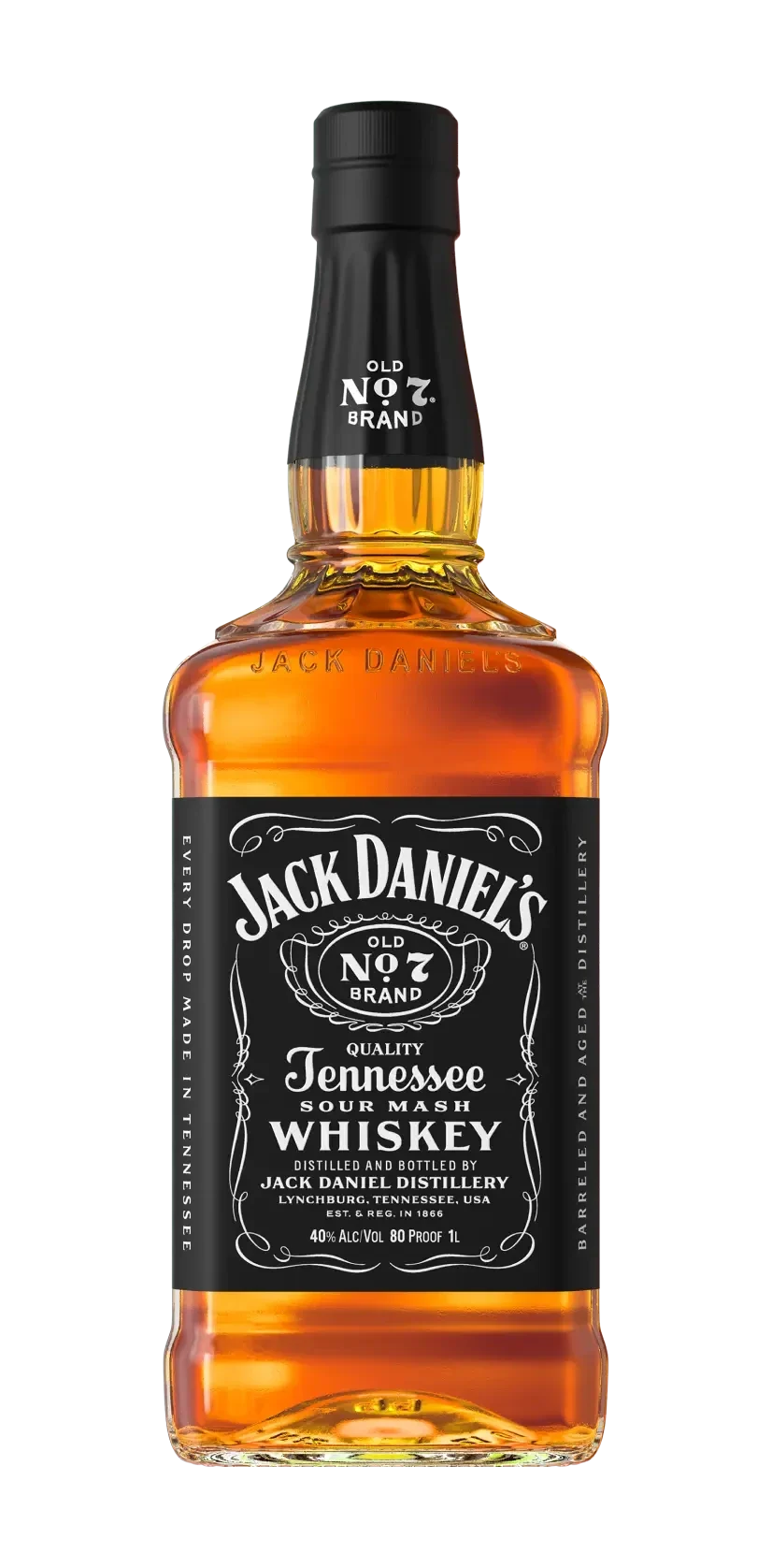 Jack Daniels Old No 7 Tennessee Whiskey 1L