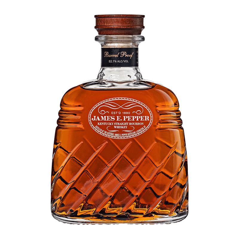 James E. Pepper Barrel Proof Bourbon Whiskey 750mL