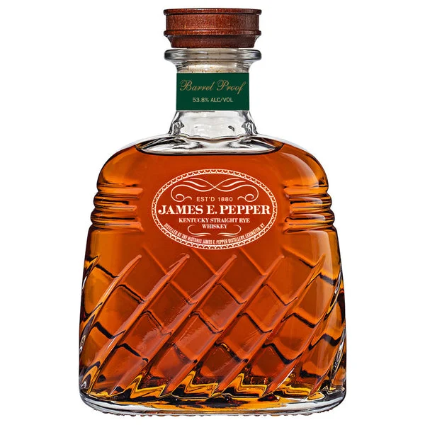 James Pepper Decanter Barrel Proof Rye Whiskey