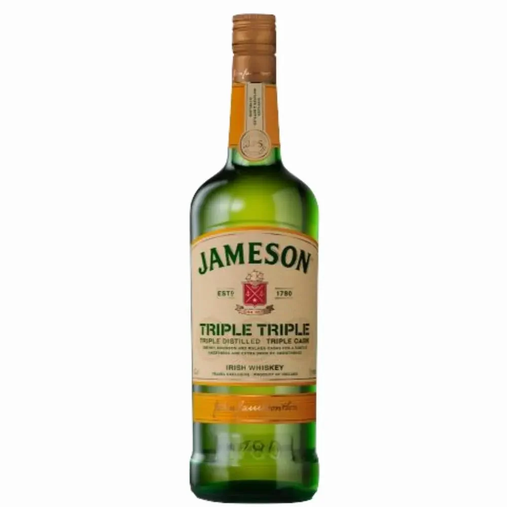 Jameson Blended Irish Whiskey Triple Triple 80 750ml