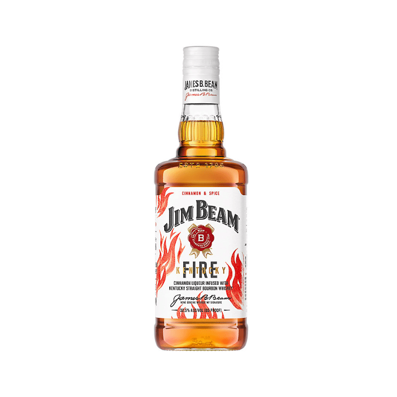 Jim Beam Cinnamon Flavored Whiskey Kentucky Fire 750ml