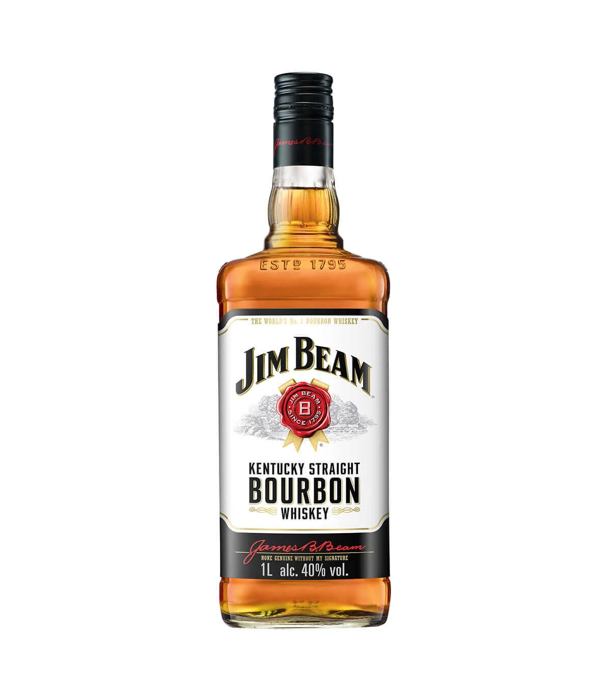 Jim Beam Kentucky Straight Bourbon Whiskey 1L