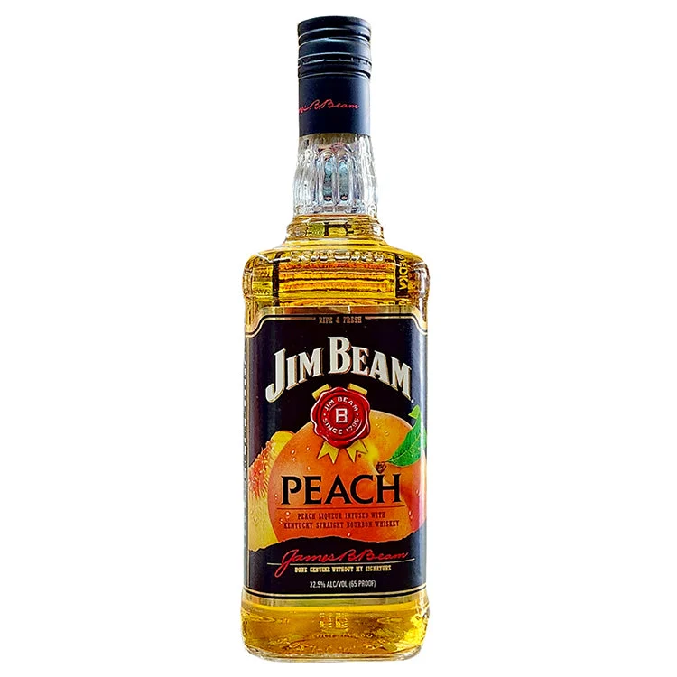 Jim Beam Peach Bourbon Whiskey - 750ml