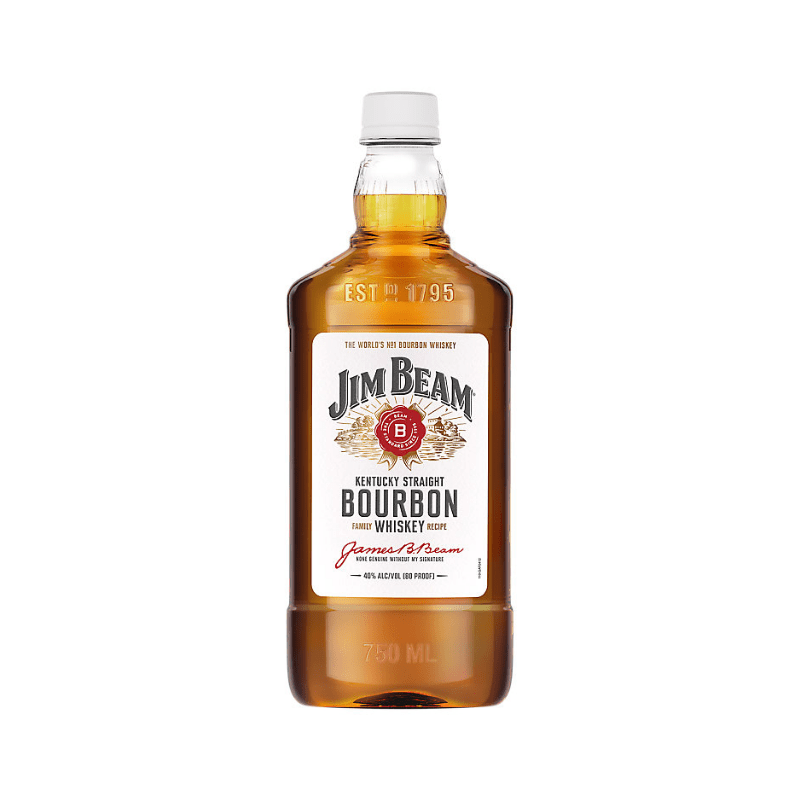 Jim Beam Straight Bourbon White Label 750ml