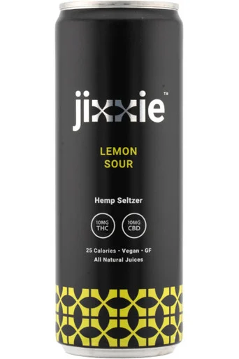 Jixxie Lemon Sour 10mg Seltzer 4pk 12oz cans