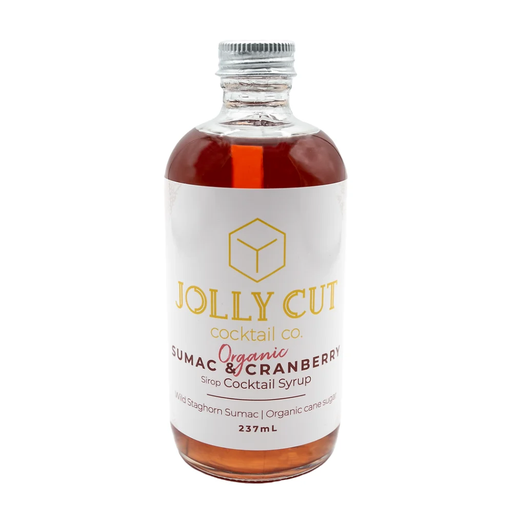 Jolly Cut Organic Sumac & Cranberry Syrup