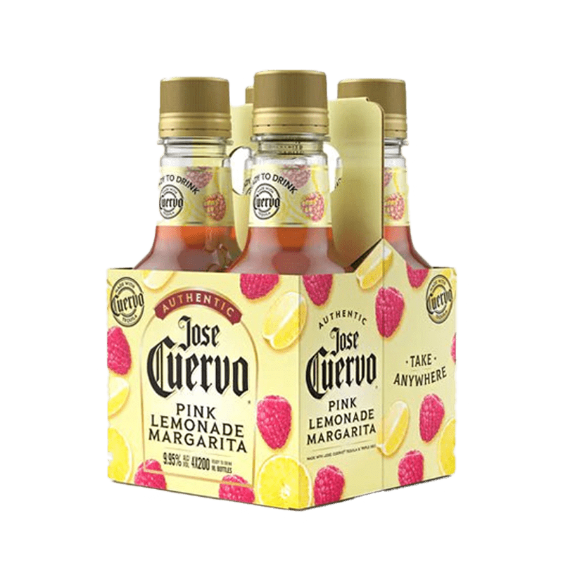Jose Cuervo Authentic Pink Lemonade Margarita 200mL 4 Pack
