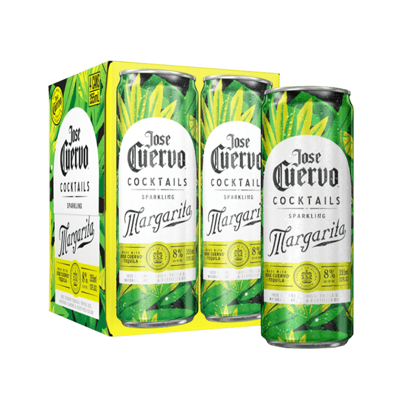 Jose Cuervo Authentic Sparkling Margarita 355mL 4 Pack