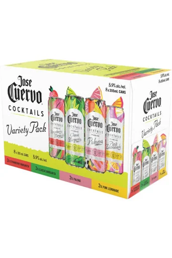 Jose Cuervo Cocktails Variety 8pk RTD Ready to Drink