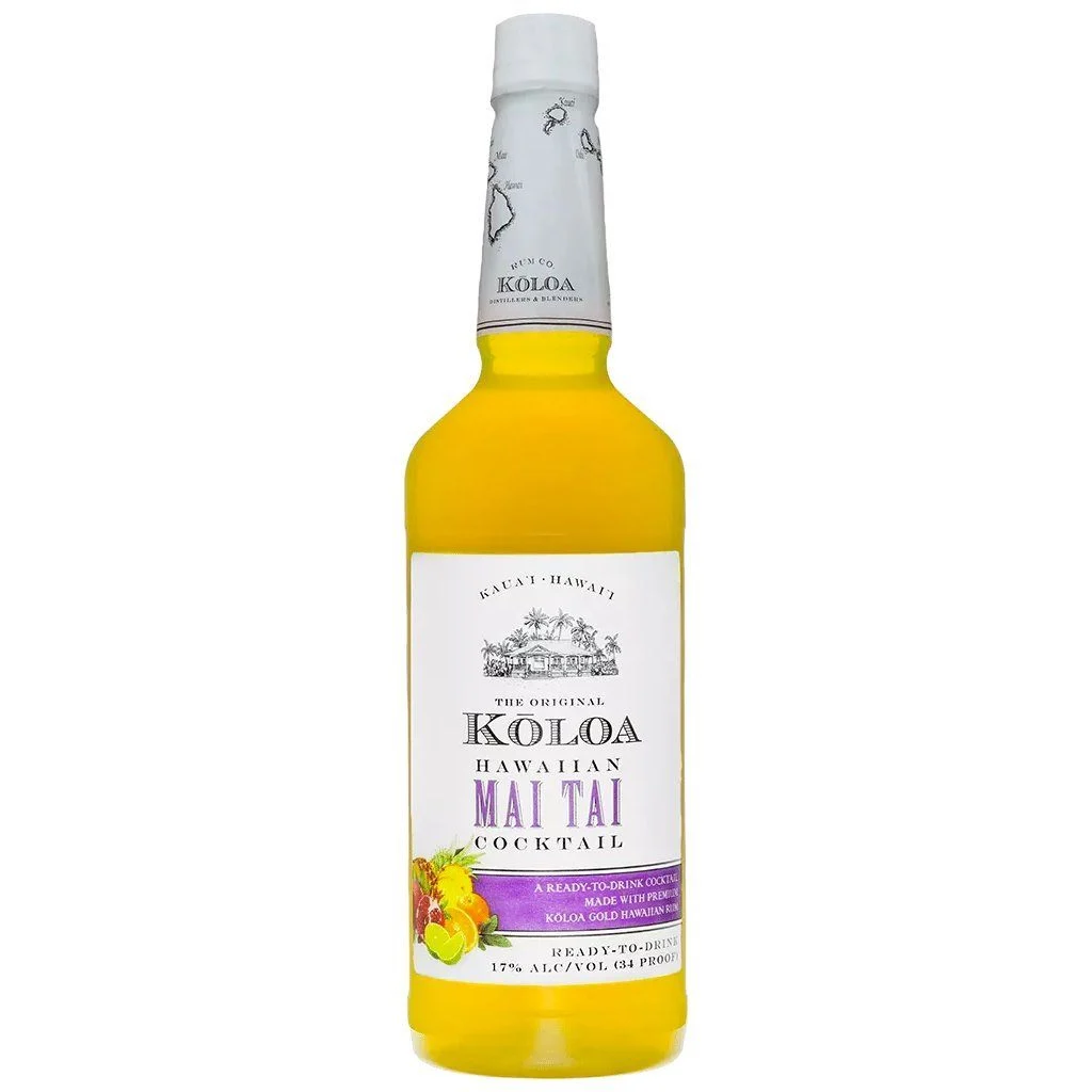 Kōloa Kauaʻi Hawaiian Mai Tai Cocktail 1 Liter