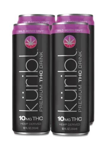 küribl Wild Berry Drift 10mg THC 4pk 12oz cans