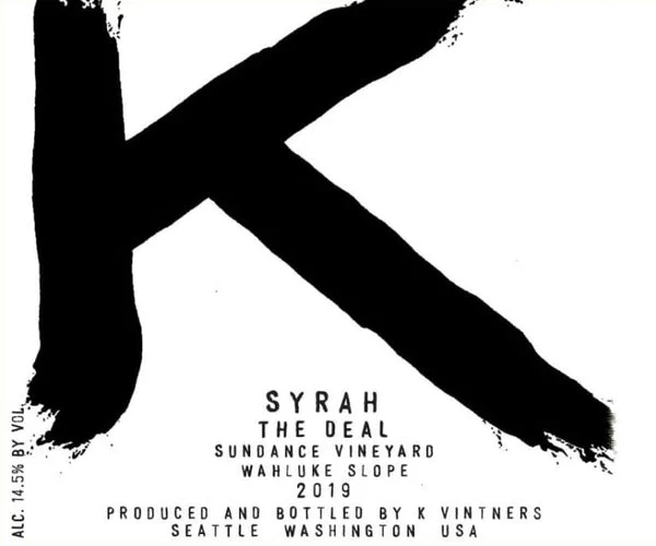 K Vintners The Deal Syrah 2019