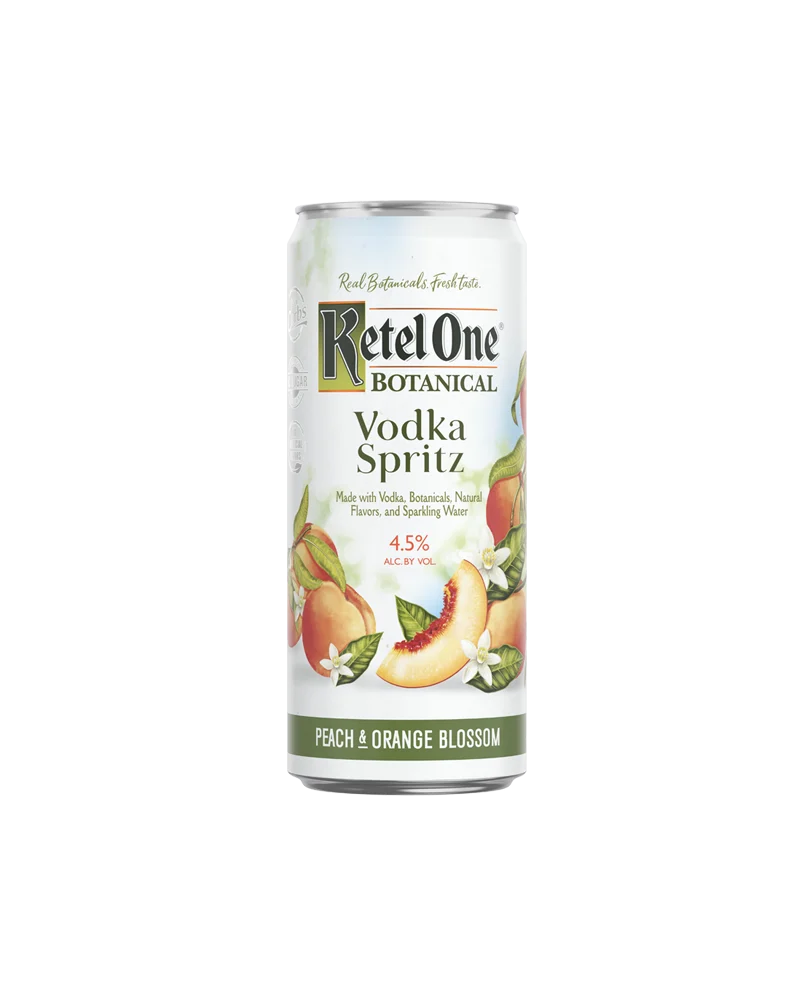 Ketel One Botanical Peach & Orange Blossom Vodka Spritz 4 x 355ml