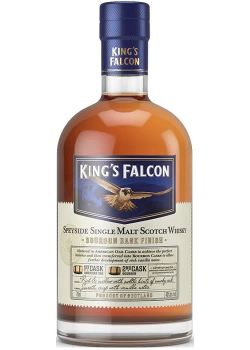 King's Falcon Bourbon Cask Single Malt 750ML