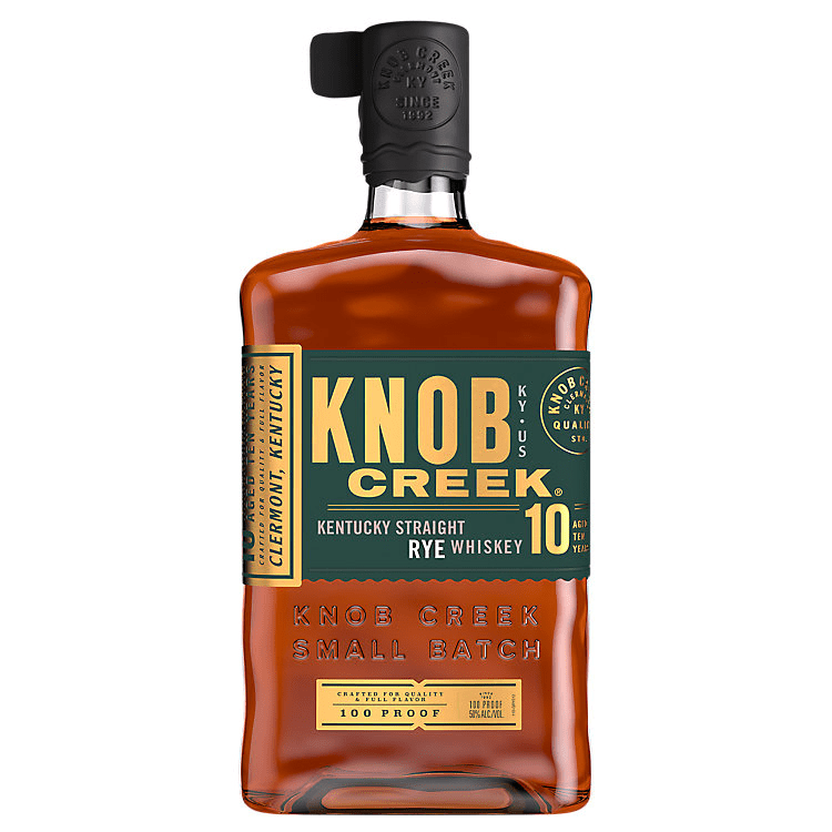 Knob Creek Straight Rye Whiskey Small Batch 10 Yr 750ml
