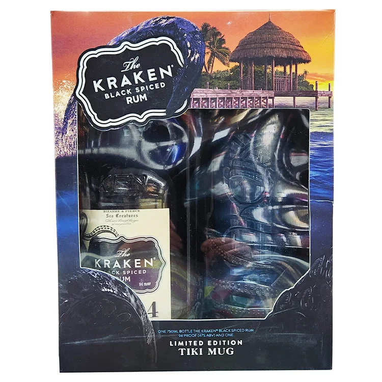The Kracken Black Spiced Rum Limited Addition Tiki Mug - 750ml