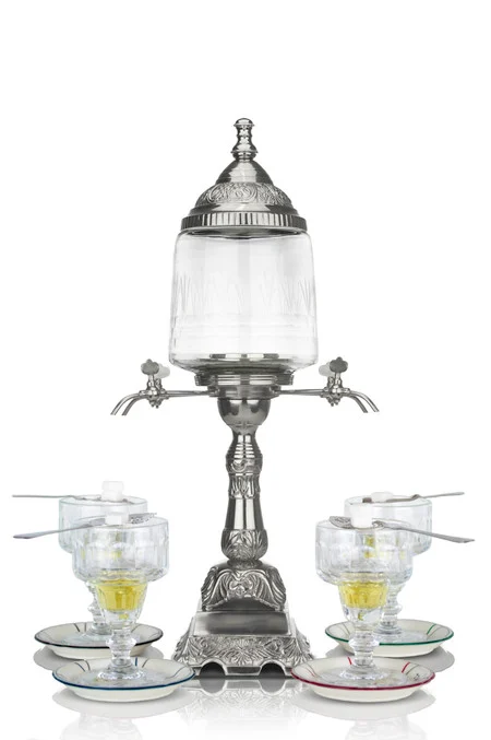 La Belle Orléans Absinthe Fountain with 4 Spouts, Complete Set