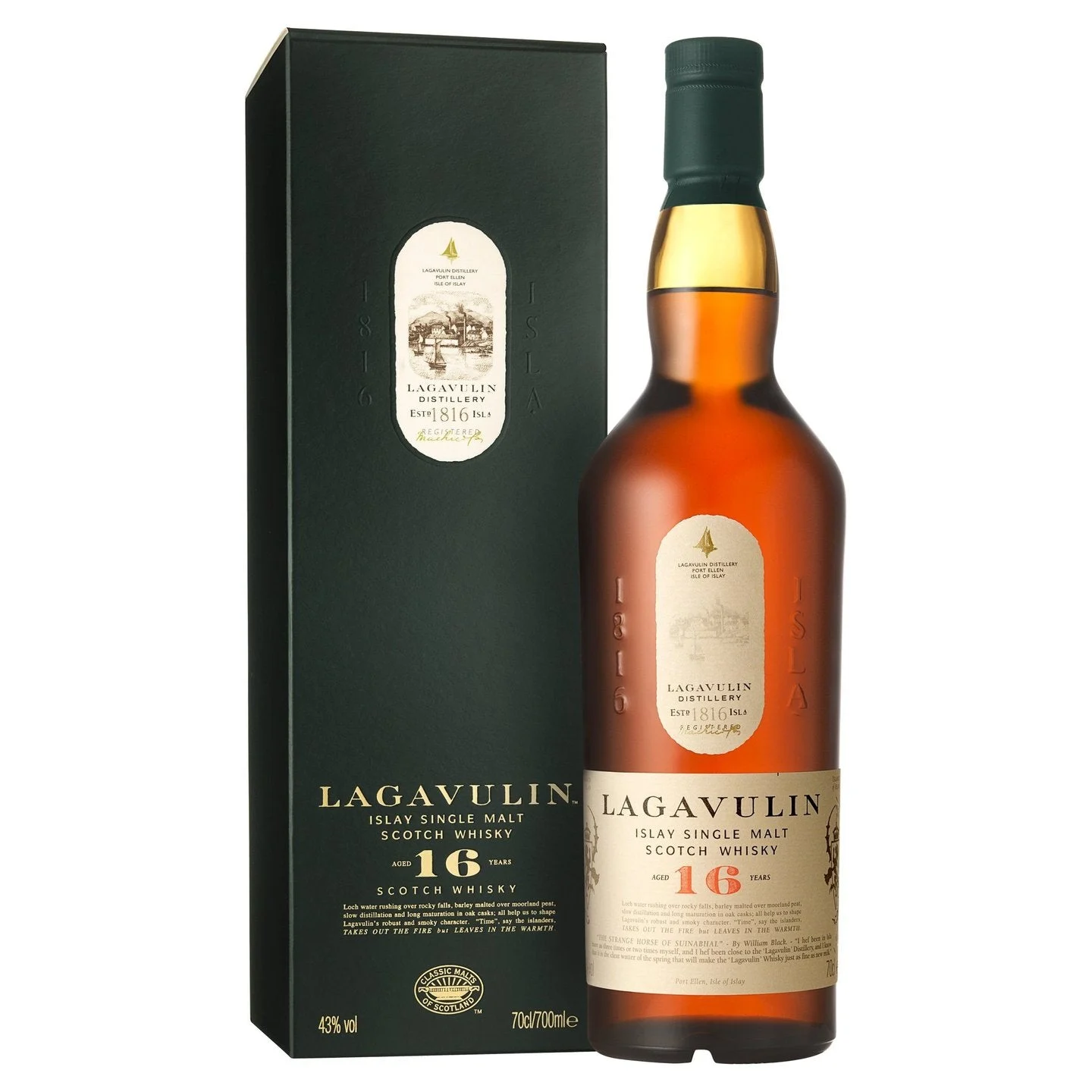 Lagavulin 16 Year Old Single Malt Scotch Whiskey