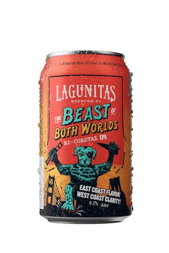 Lagunitas Beast of Both Worlds Bi-Coastal IPA 8% ABV 6pk cans