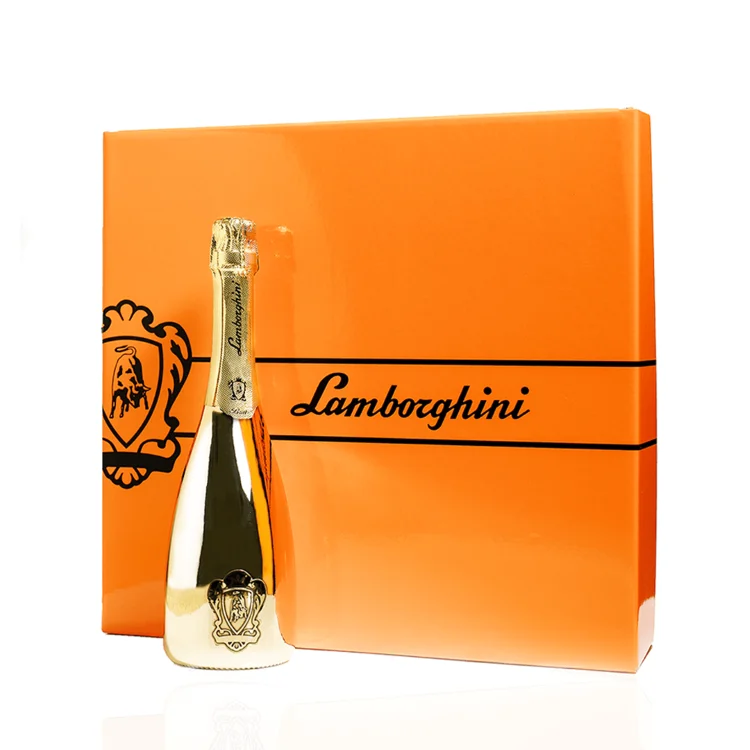 Lamborghini Wine Oro Vino Spumante With Gift Set