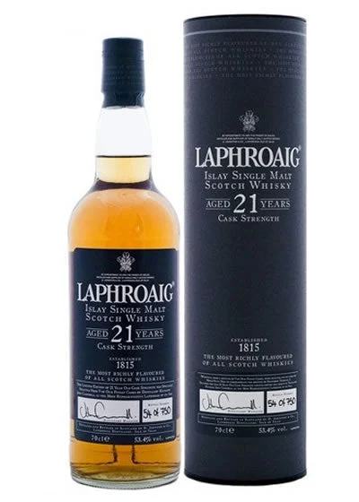 Laphroaig 21 Year Cask Strength 750ML
