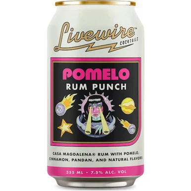 Livewire Pomelo Rum Punch 12oz 4 Pack Cans
