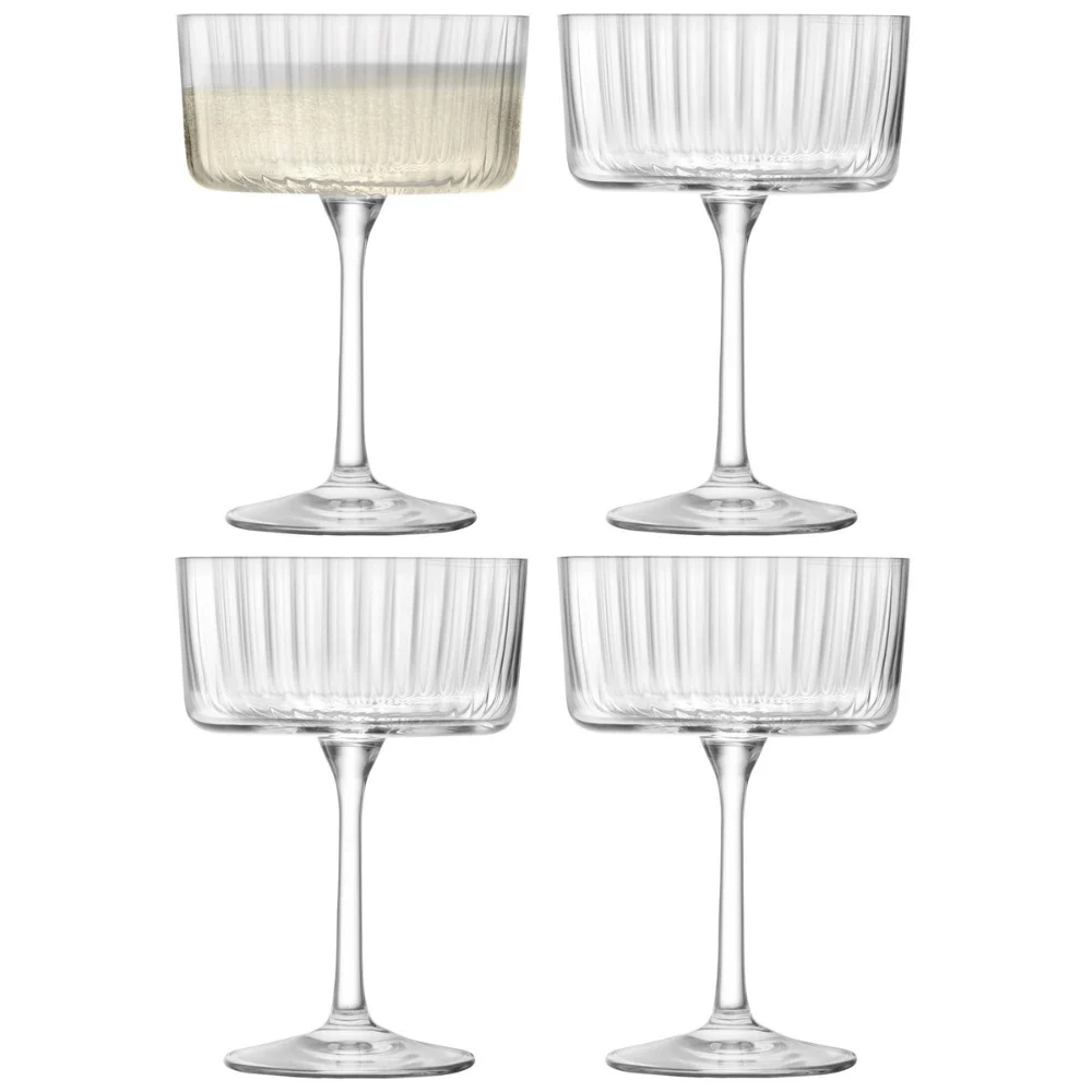 LSA Gio Line Champagne /Cocktail Saucers (set of 4)