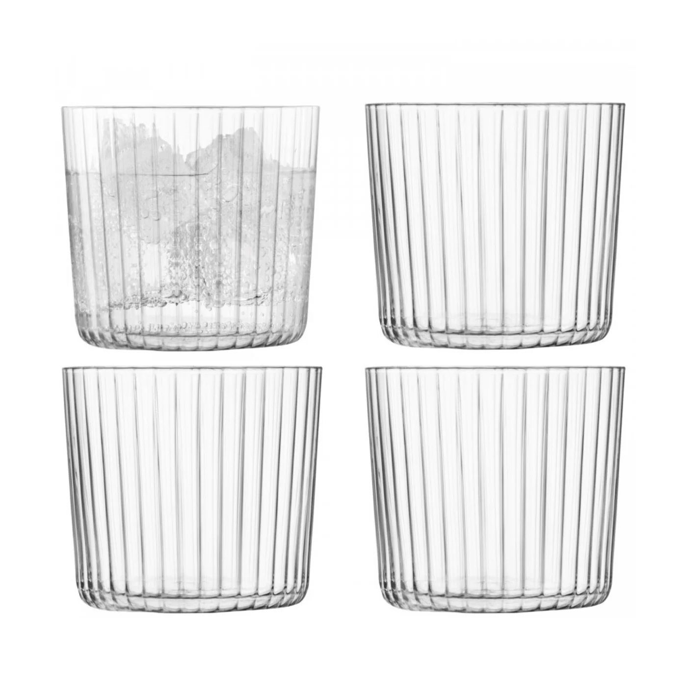 LSA Gio Line Textured Tumblers (set of 4)