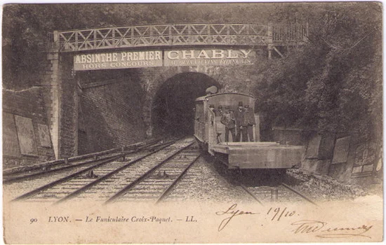 Lyon - Absinthe Premier Postcard