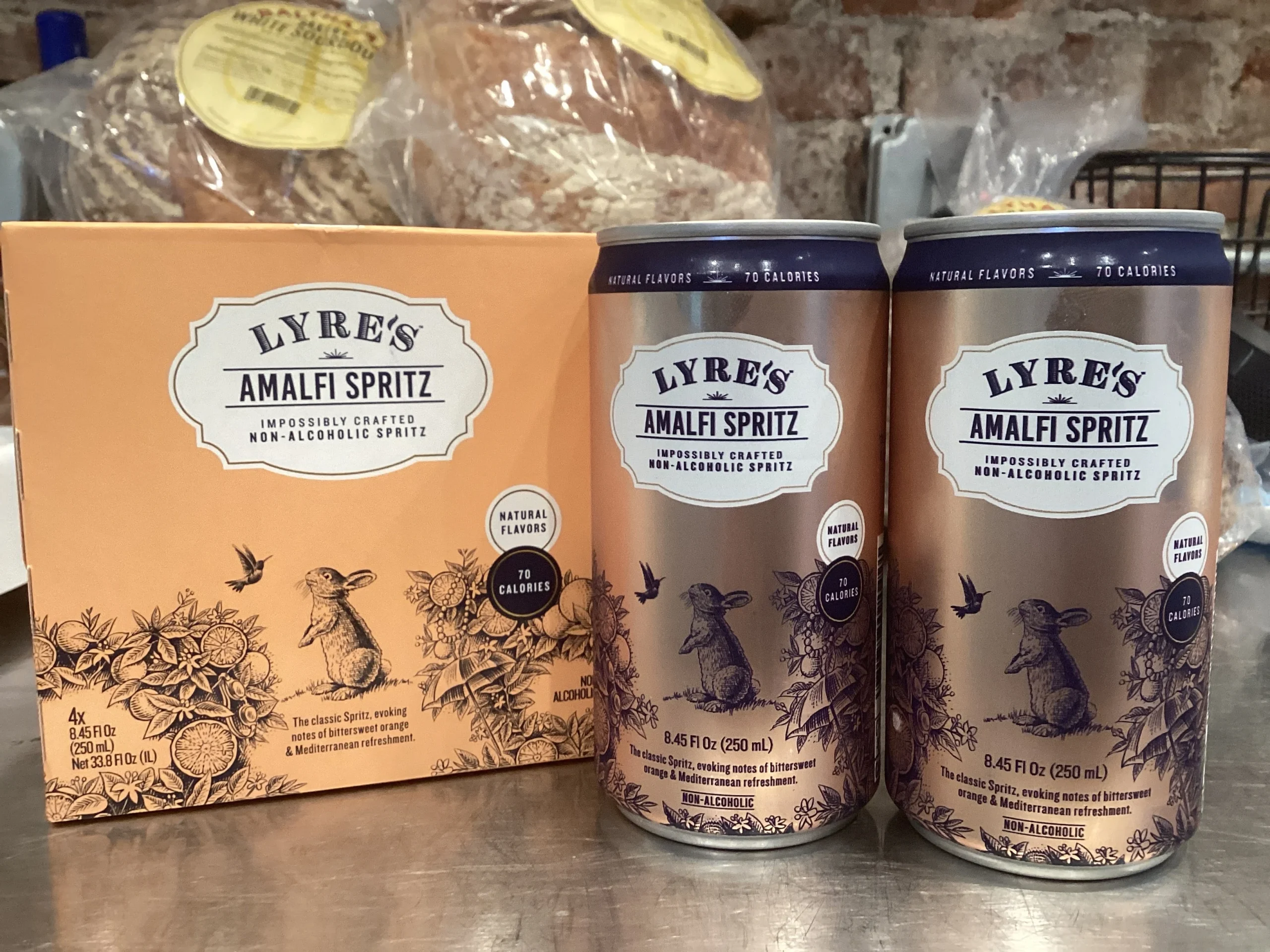 Lyre's - NA Amalfi Spritz, 4-pack Non-Alcoholic (8.45oz cans)