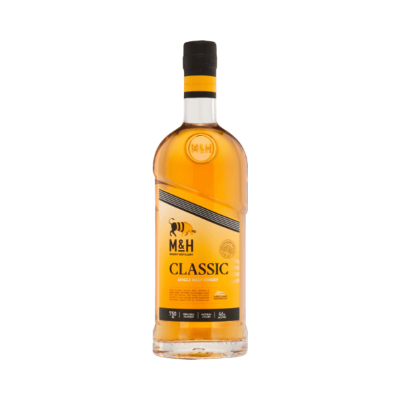 M&H Whisky Distillery Classic Single Malt Whisky 750ml
