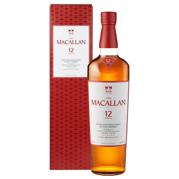 Macallan 12yr Sherry Oak Cask 86 Proof Single Malt Scotch