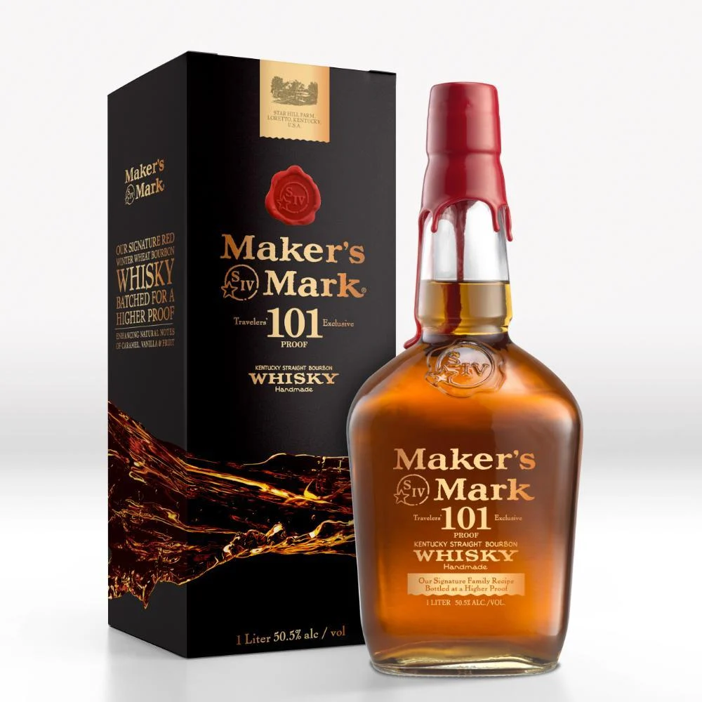 Maker's Mark 101 Proof "Travelers Exclusive" Straight Bourbon Whiskey